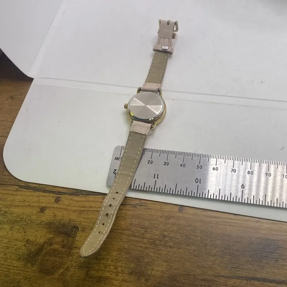 Womens Vintage Leather Quartz Fashion Watch New Battery